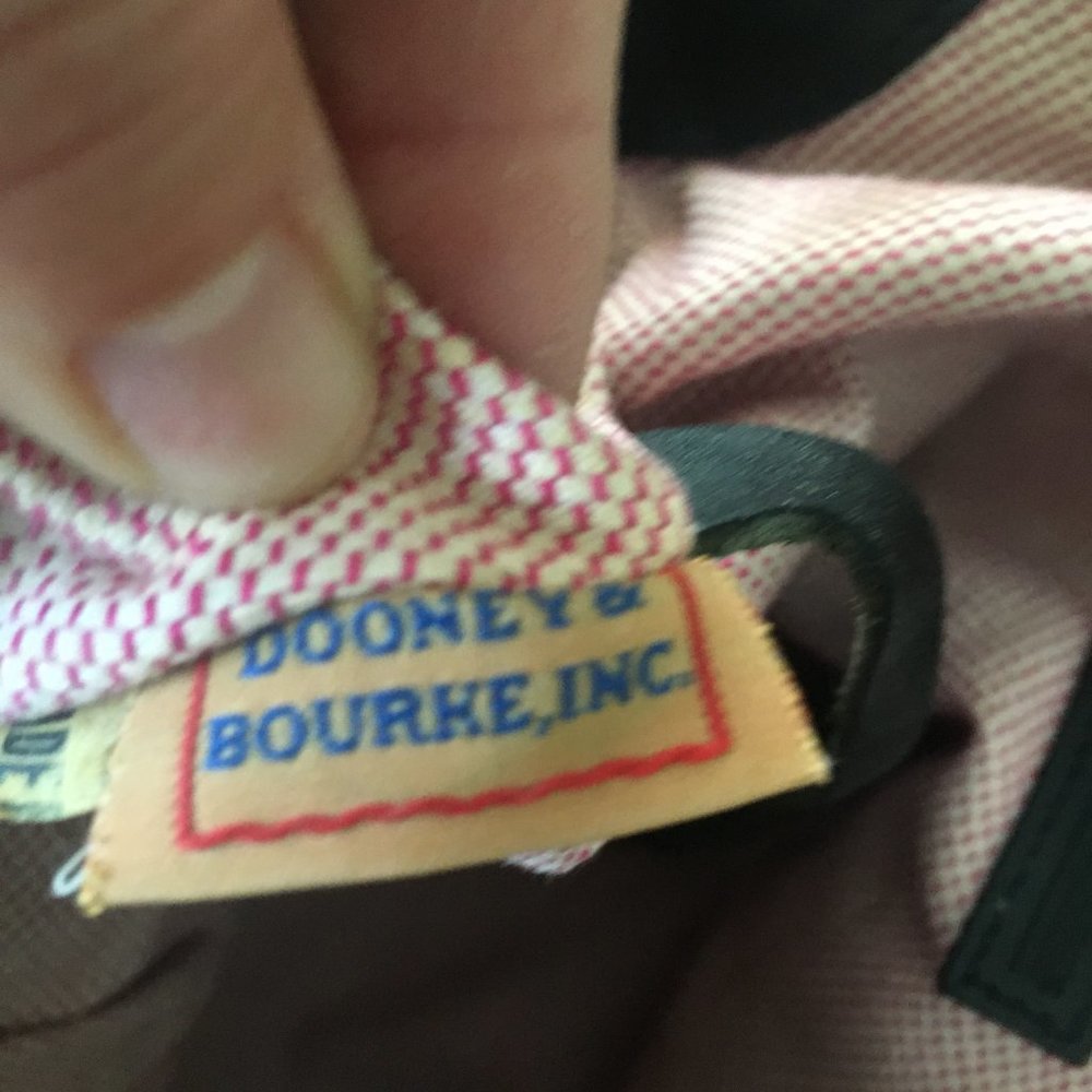 Dooney & Bourke Monogram Db Gray And Black Canvas… - image 3